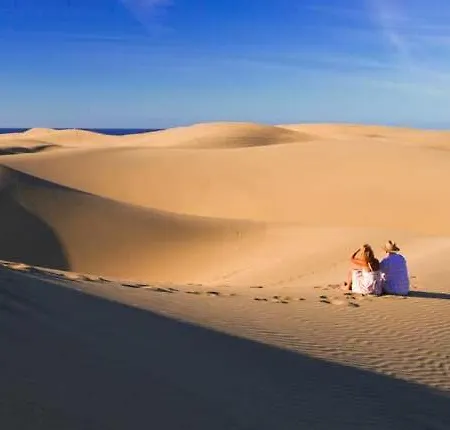 Playa Flor, Campo Internacional, Maspalomas. 马斯帕洛马斯